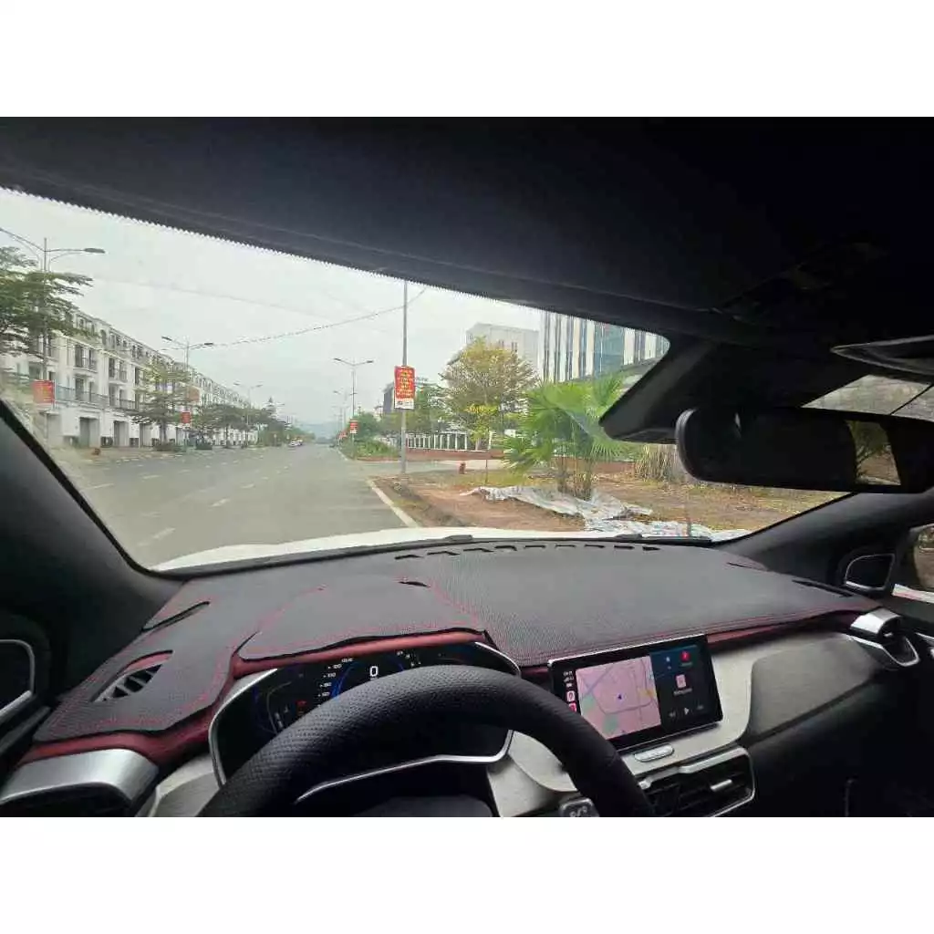 GELLY Thảm Taplo Geely Coolray + Monjaro nhung và da